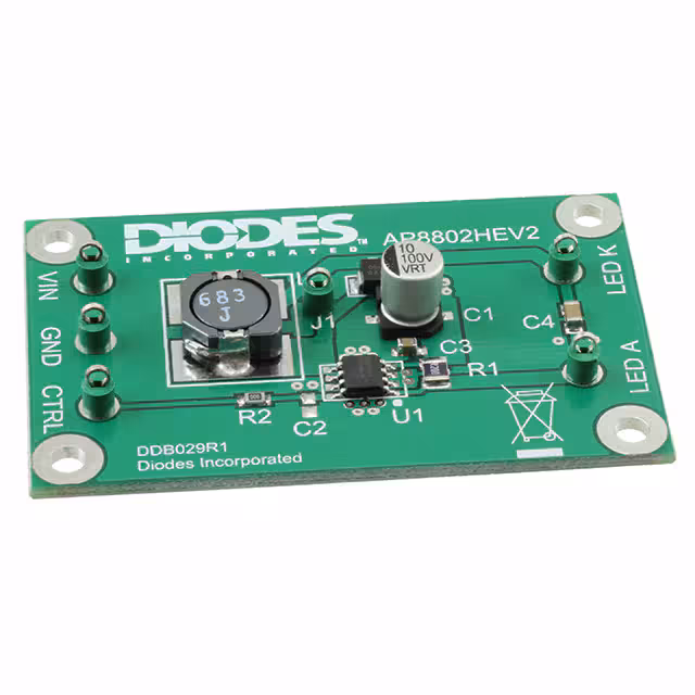 AP8802HEV2 Diodes Incorporated  Cartes d'évaluation - Pilotes LED